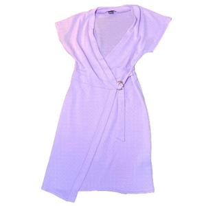 🌷 Suzy Shier🌷 Lilac Purple Wrap Dress
